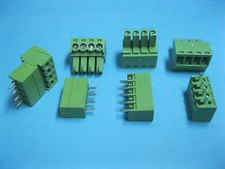 50 pcs Pitch 3.81mm 4way/pin Screw Terminal Block Connector Green Pluggable Type picture