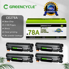 GREENCYCLE 4PK CE278A 78A Toner Cartridge Fits for HP LaserJet M1536dnf P1606dn picture