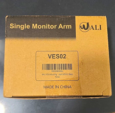 WALI VES02 Single Monitor Arm 13-22in Tilt Rotate VESA 75/100 Black picture