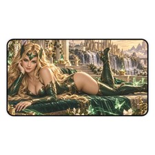 Enchantress Desk Pad Extended Gaming Mousemat Botanical Fantasy Decor picture