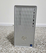 HP Pavilion Desktop Tower PC Silver/Black HDMI VGA RJ-45 USB 2.0/3.0 picture