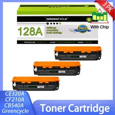 Greencycle 3PK CE320A Black Toner Fit For HP 128A Color Pro MFP CP1525nw CP1525n picture