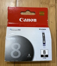 Canon Pixma Printer Cartridge Black CLI-8BK  Geniune OEM Sealed picture
