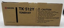 Genuine Kyocera Mita TK-512Y (TK512Y) Yellow Toner Cartridge, OEM picture