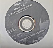 Dell Application CD  Reinstall Sept 2009 Webcam Central Software Dell P/N 8FD26 picture