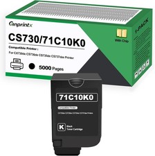 71C10K0 Black Toner Cartridge for Lexmark CS730, CX730, CS735 & CS737 Series picture