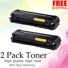 2 PK CLT-503L Yellow Toner Fit Samsung ProXpress C3060FW C3010DW C3060 CLT-Y503L picture