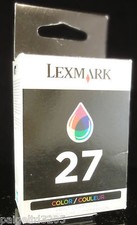 Lexmark 27 Color Print Cartridge 10N0227  Authentic  Genuine  Original  picture