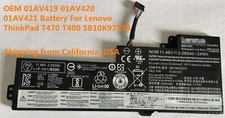 New Genuine 01AV421 01AV419 T470 T480 Battery for ThinkPad A475 A485 TP25 Series picture
