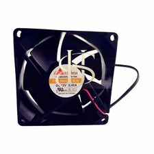 1PCS new Y.S.TECH FD128025EB-N 12V 0.45A 8025 8CM 2 Wire Dual Ball Cooling Fan picture