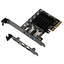 USB 3.2 Gen 2x2 Expansion Card 2 Port USB A 3.2 Single Port USB C 20Gbps picture
