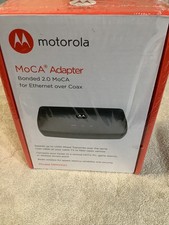 Motorola MOCA/MM1000 Adapter’s for Ethernet Over Coax Bonded 2.0 NEW SEALED picture