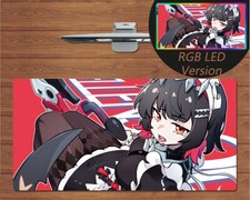 RGB LED Large Mouse Pad Zenless Zone Zero ZZZ Ellen Joe Gaming Mat Mousepad picture