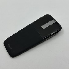 Microsoft Arc Touch Mouse Black  Model 1428 TESTED (No Dongle) Working picture
