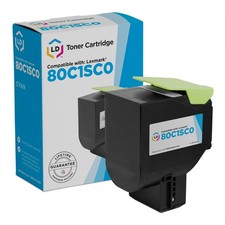 LD Products Toner Cartridge Replacement for Lexmark 801SC 80C1SC0 (Cyan) picture