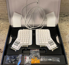 ErgoDox EZ Split Ergonomic Programmable Wired Mechanical Keyboard White picture