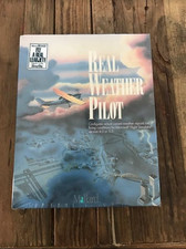Real Weather Pilot New and Sealed IBM PC Game in box on 3.5