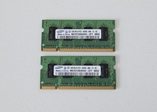 Samsung 2GB (2x 1GB) 2RX16 PC2-6400S-666-12-A3 SODIMM RAM M470T2864EH3-CF7 picture