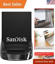 512GB Ultra Fit USB 3.2 Gen 1 Flash Drive Black picture
