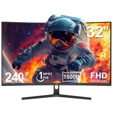 Z-EDGE 32 inch 1080P 1920x1080 240Hz 1ms VA Curved Gaming Monitor, 2 HDMI + 2 DP picture