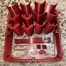 Flashforge ad5x Enclosure Kit Printed Parts Metallic Red PETG Material. picture