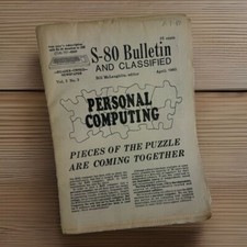 1980 S-80 Bulletin and Classified Vol2 No3  CIE TRS-80 PC RARE Early PC News picture