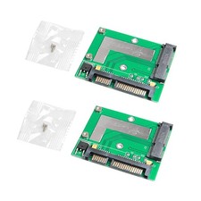 2Pcs Mini PCIE MSATA SSD to 2.5'' SATA 6.0GPS Adapter Converter Card Module B... picture