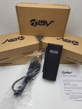 Lot of 5 BV-Tech POE-I100GL Gigabit PoE+ Injectors 30W POE with Cable NEW IN BOX picture