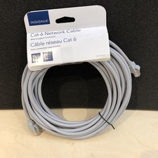 Insignia 25ft Cat6 RJ45 Ethernet Network Cable Patch Cord High Speed Up 10Gbps picture