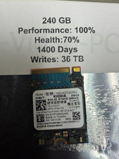 Kioxia BG4 256GB M.2 2230 NVMe PCIe SSD (KBG40ZNS256G / DP/N 0FWJTG) - Tested picture