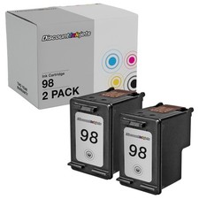 2 C9364WN Black Printer Reman Ink Cartridge for HP 98 HP98 PhotoSmart C4180 picture