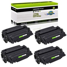 4x Pack Blk Toner Cartridge For HP CE255X 55X LaserJet Enterprise P3015x P3016 picture