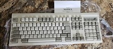 LITEON SILITEK SK-4100R-1U 5 PIN DIN VINTAGE KEYBOARD -QWERTY LAYOUT - READ ALL picture