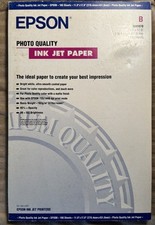 Epson Photo Quality Ink Jet Paper 11.0” X 17.0” 100 Sheets Brand New picture