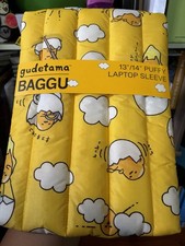 Baggu x Sanrio Gudetama Puffy Laptop Sleeve Case 13
