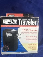 Tripp Lite Traveler Portable Surge Protector Laptop/Notebook/Phone 1050 Joules picture