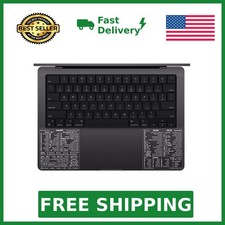 Synerlogic Mac OS and Word/Excel Shortcuts Stickers | Laminated Vinyl MacBook... picture