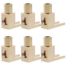 Vintage Y Shape Spade Banana Jack Adapter Gold Plated for Audio Systems picture