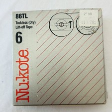 NEW GENUINE NU KOTE 86TL IBM TACKLESS (DRY) LIFT-OFF TAPE 7.13MM picture