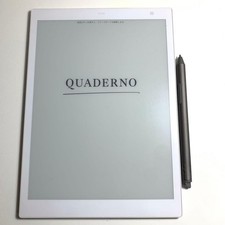 Fujitsu QUADERNO A5 FMV-DPP04 E Ink Digital Paper Tablet with Stylus Pen Used picture