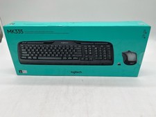 Logitech MK335 Quiet Wireless Keyboard and Mouse Combo - Black/Silver picture