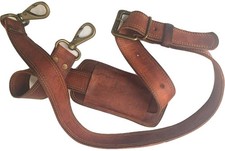 Leather Adjustable Padded Shoulder Strap with Metal Swivel Hooks Perfect Matc... picture
