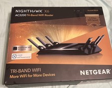 NETGEAR Nighthawk X6 AC3200 Tri-Band Wi-Fi Router R8000  used working  picture