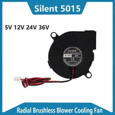 Silent 5015 Radial Brushless Blower Cooling Fan DC 5V 12V 24V 36V For Printer picture