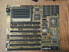 Clean Rare Retro Gaming Vintage Biostar MB-1433/50 AEA-V Ver5 ISA w/Memory picture