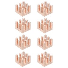 8 Pcs Copper Heatsink 6x6x5mm, Heat Sink Cooler Radiator for picture