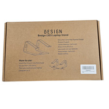 Besign LS03 Aluminum Laptop Stand New Ergonomic Detachable Rise Holder 10”-15.6” picture