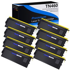 8PK High Yield Black Toner Cartridge For Brother TN-460 HL-1030 HL-1230 HL-1250 picture