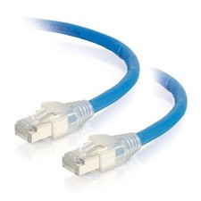C2G 35ft(10.7m)HDBaseT Certified Cat6a Cable with Discontinuous Blue Model 43171 picture