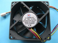 1 pcs Brushless DC Cooling Fan 24V 8025S 7 Blades 80x80x25mm 3pin Sleeve Bearing picture